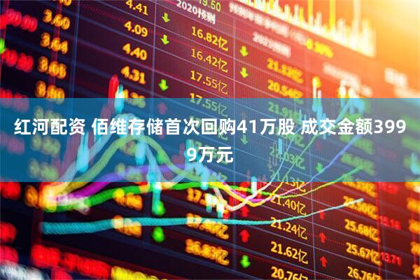 红河配资 佰维存储首次回购41万股 成交金额3999万元