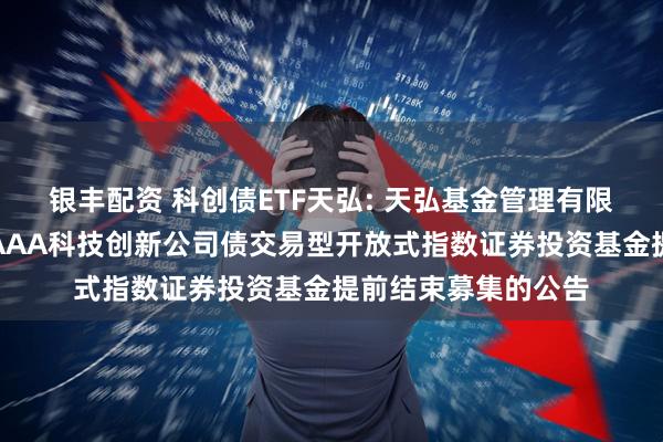 银丰配资 科创债ETF天弘: 天弘基金管理有限公司关于天弘中证AAA科技创新公司债交易型开放式指数证券投资基金提前结束募集的公告